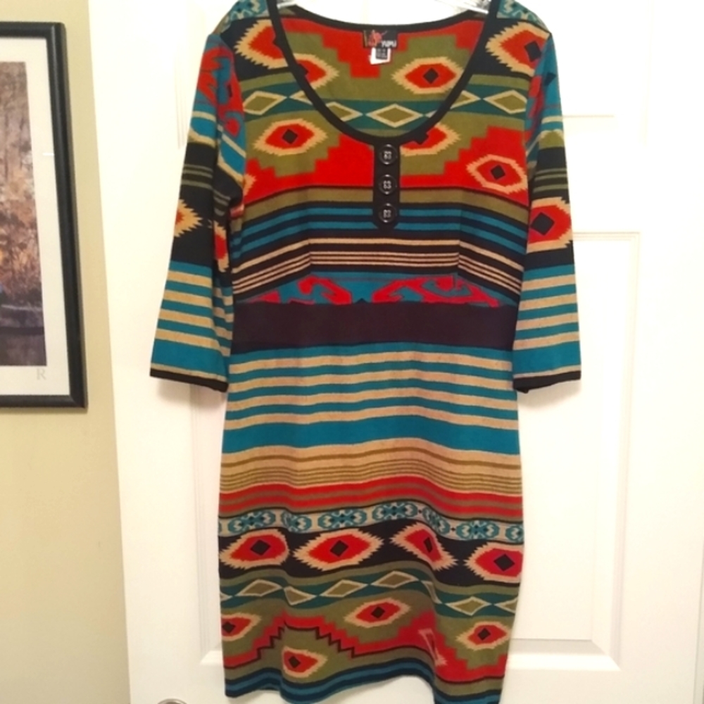 Yumi Aztec dress Size 10